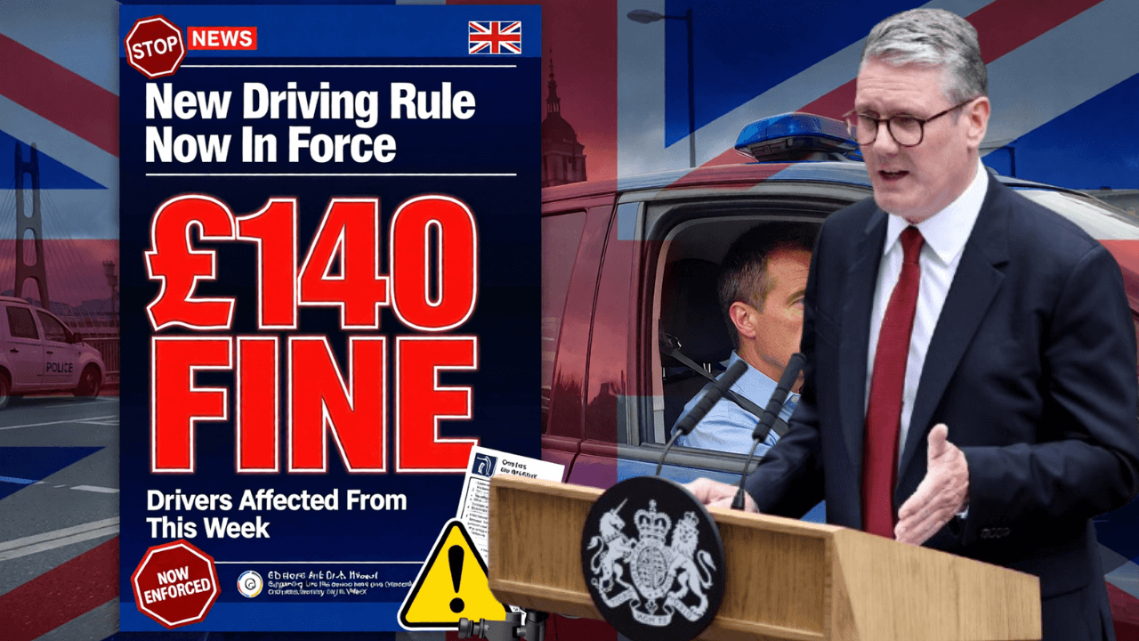 Drivers Face £140 Fine From This Week as New Rule Officially Comes Into Force